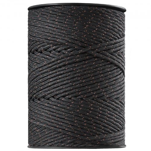 VEVOR elektrisk gjerdetråd, 1000 fot 305 m bærbar polytråd, 1/4" diameter 2 kobbertråder for pålitelig konduktivitet og rustmotstand, gjerdetau for hest, storfe, husdyr