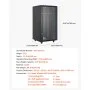 VEVOR 22U nettverksskap veggmontert, 600 mm dybde, 136 kg maks lastekapasitet serverskap rackskap med låsbar herdet glassdør, sidepaneler, serverrack for IT-utstyr, A/V-enheter
