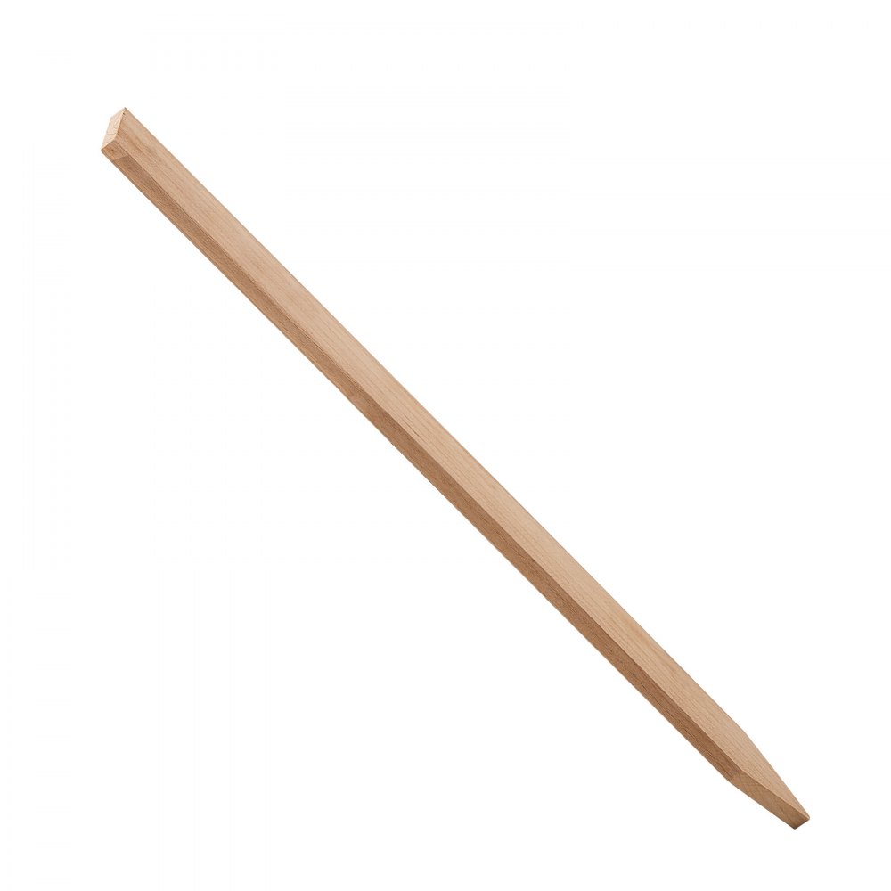 VEVOR hagepiker i tre, 25 stk. 12,7 × 38,1 × 609,6 mm oppmålingsstaker, hagepike med skarp spiss, støttepike for granplanter, skiltstolper for siltgjerde, hagegrenser og grunnlinjer