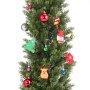 VEVOR Artificial Topiary Cedar Trees, 2 Set 1524mm Faux Pine Shrubs Plants, Fake Silk Tree Look Real, Easy Assembly for Decor Front Porch Outdoor Patio Garden Balcony Backyard Indoor Office
