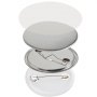 VEVOR 500 sett 1,25 tommer 32 mm bakknappdeler, DIY runde knappdeler til merke, sett inkluderer metalltopp, plast-/metallknapp, klar film og blankt papir til gaver, maskin ikke inkludert