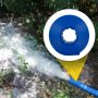 VEVOR Discharge Hose, 76 mm x 32 m, PVC Lay Flat Hose, Heavy Duty Backwash Drain Hose with Clamps, Weather-proof & Burst-proof, Ideal for Swimming Pool & Water Transfer, Blue