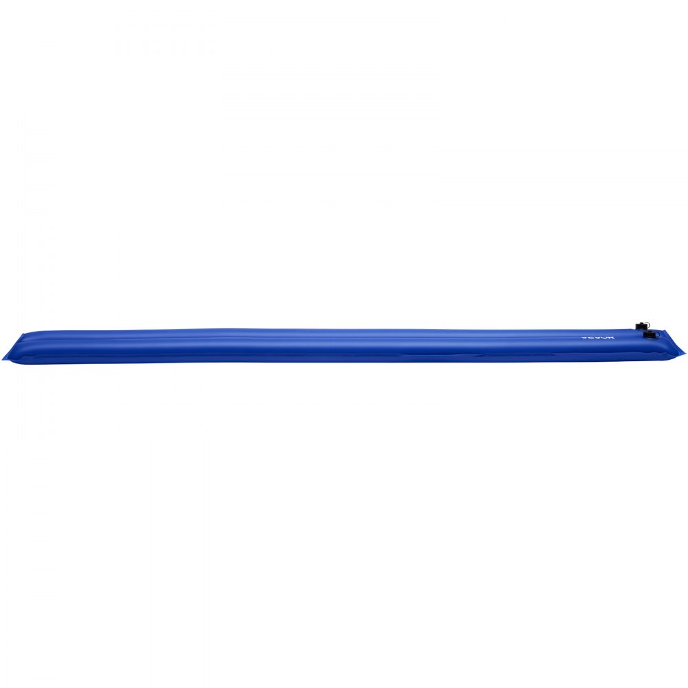 VEVOR Vannposer til bassengtrekk, 12 pakker 2380 mm, vannslanger til bassengtrekk med dobbeltkammer, 0,4 mm tykke PVC-poser med vekter og lekkasjesikker skrukork, for nedgravde bassengtrekk, vinterlukking, blå