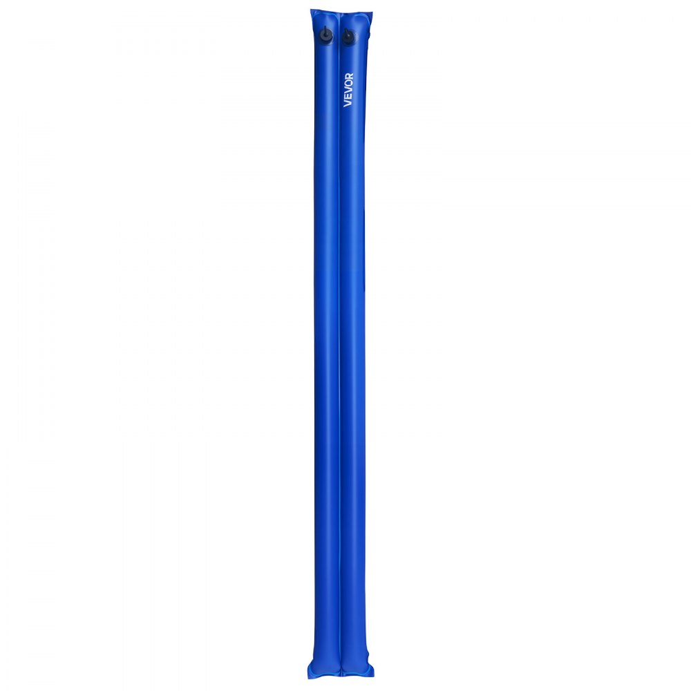 VEVOR Vannposer til bassengtrekk, 12 pakker 2380 mm, vannslanger til bassengtrekk med dobbeltkammer, 0,4 mm tykke PVC-poser med vekter og lekkasjesikker skrukork, for nedgravde bassengtrekk, vinterlukking, blå