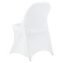VEVOR 150 Pcs White Chair Covers, Polyester Spandex Chair Cover, Stretch Slipcovers for Wedding Party Dining Banquet Flat-Front Chair Covers, Fits Chair Measures up to 17.72 x 18.11 x 30.31 inch