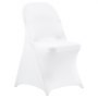 VEVOR 150 Pcs White Chair Covers, Polyester Spandex Chair Cover, Stretch Slipcovers for Wedding Party Dining Banquet Flat-Front Chair Covers, Fits Chair Measures up to 17.72 x 18.11 x 30.31 inch