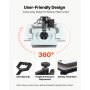 VEVOR Heat Press Machine 29 x 38 cm 5-in-1 Combo Sublimation Press Machine, Heat Up Fast and Even, Digital Precise Time and Temp Control, Multi-Function, for T-Shirts, Mugs, Tumblers, Caps, Plates