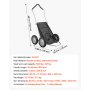 VEVOR viltvogner for jakt, 500lbs hjortevogn vilttransportør, kraftig beltevogn, sammenleggbar terrengvogn for hjortetransport med støtdempende dekk, redskapsvogn for jakt, fiske, fotturer