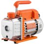 VEVOR 18,93 l vakuumkammer med pumpe, 3,5 CFM 99 l/min, ettrinns vakuumpumpe, avgassingskammersett i rustfritt stål, lokk i herdet glass, 1,5 m slange, for stabilisering av treavgassing, silikonharpiks