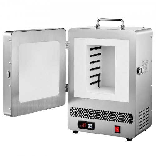 VEVOR elektrisk smelteovn, 1650W digital smelteovn, elektrisk ovn med maks. temperatur 2192℉/1200℃ for støping av tapt voks, leire DIY, metallgløding, keramisk brenning, PID-temperaturkontroll