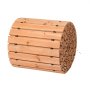 VEVOR Wooden Garden Pathway, 24 ft L x 17 in W, Non-Slip Straight Garden Walkway, Roll Out Cedar Outdoor Walkway Path with Wire Rope Connection, Decorative Garden Paver for Backyard Wedding Party