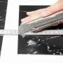 VEVOR Selvklebende Vinyl Gulvfliser 12 x 12 tommer, 50 fliser 1,5 mm tykke, selvklebende, svart marmortekstur, gjør-det-selv-gulv for kjøkken, spisestue, soverom og bad, enkelt for hjemmeinnredning