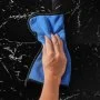 VEVOR Selvklebende Vinyl Gulvfliser 12 x 12 tommer, 50 fliser 1,5 mm tykke, selvklebende, svart marmortekstur, gjør-det-selv-gulv for kjøkken, spisestue, soverom og bad, enkelt for hjemmeinnredning