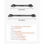 VEVOR PTO Shaft PTO Drive Shaft 1-3/8" x 6 Spline Ends Round End T4 43"-61"