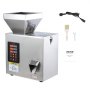 VEVOR pulverfyllemaskin, 1-99,9 g automatisk partikkeldispenser, høy nøyaktighet, premium rustfritt stål, intelligent veie-dispenserfyller for kaffebønner, korn, te, krydder, sølv
