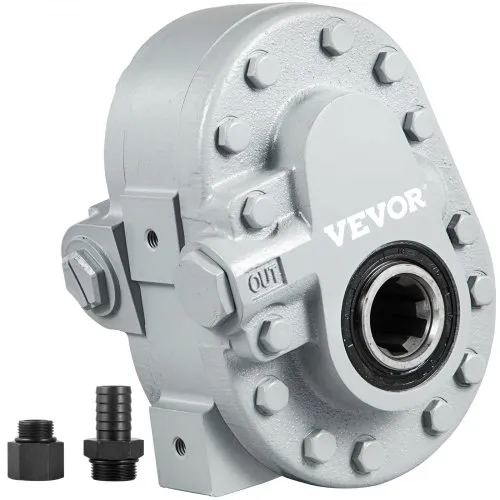VEVOR hydraulisk pumpe 21,2 GPM hydraulisk motor 540 o/min vedkløyver 2250 PSI hydraulisk kløyver SAE 12 utløpsport hydraulisk pumpe for vedkløyver for lastebil baklukeløfter, sakseløfter, tipphenger