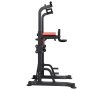 VEVOR Pull-up-stang, 150 kg Power Tower Dip Station, treningsstasjon med H-formet stabil base og støtteplattform, justerbart pull-up-stativ med 9 nivåer i høyden for rygg, justerbare albuebeskyttere med 3 nivåer