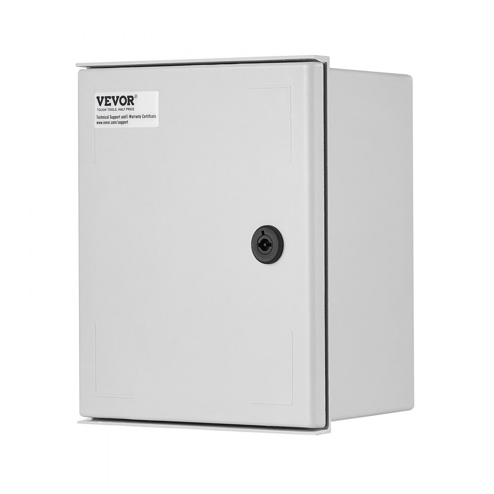 VEVOR NEMA Fiberglass Enclosure, 30x25x14 cm NEMA 4X Fiberglass Electrical Box, IP66 Waterproof & Dustproof, Outdoor/Indoor Electrical Junction Box, with Mounting Plate