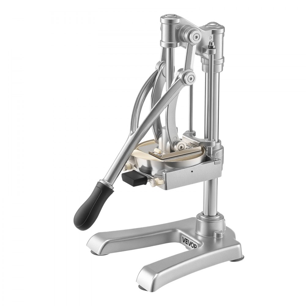 VEVOR Kommersiell Pommes Frites Kutter, Rustfritt Stål Grønnsaks Frukt Hakker med 3 Utskiftbare Blader 12.7mm 9.5mm 6.4mm, og et Juicing Blad, Manuell Potet Skjærer Terningskutter for Restauranter og Hjemmekjøkken