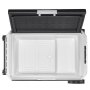 VEVOR 12 Volt Car Refrigerator, 60L Car Fridge, Portable Electric Cooler with Wheels and Handle, -20℃ to 20℃, 12/24V DC and 100- 240V AC Compressor Freezer for Outdoor, Camping, Travel, RV