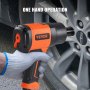 VEVOR 1.27 cm Air Impact Wrench, High Torque Up to 1898.15 N·m, Lightweight 2.1 kg Design Pneumatic Impact Gun with 11-PCS 1.27 cm Drive CR-V Steel Impact Socket Set & Carrying Case