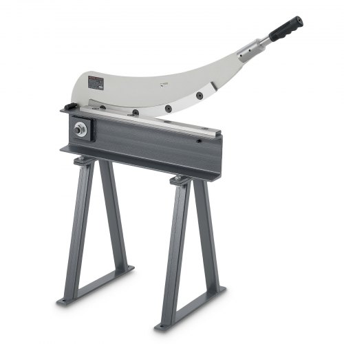 VEVOR Giljotinsaks, 500 mm sengebredde stasjonærkutter, manuell platesaks for metallplatebearbeiding, med Q235-materiale, høy presisjon, stativ, for PCB, aluminium, stål, kobber, plast
