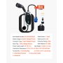 VEVOR Mobile Wallbox, 7.4 kW 32A, Type 2 Portable EV Charger, Single Phase Electric Vehicle Car Charger with 6 m Charging Cable, CEE Plug, LCD Screen, Adjustable EV Charging Station, IP66 Control Box
