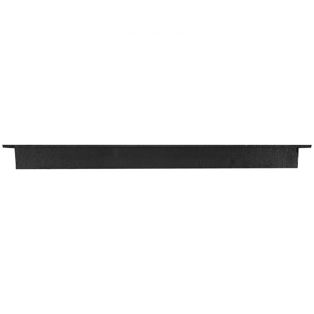 VEVOR Dusjnisje Klar for Flislegging 40,64 x 127 cm, Enkel Hylle Organisator, Firkantede Hjørner Vegginnfelt Nisje, Forseglet Beskyttelse Moderne Såpeoppbevaringsnisje for Dusjbad, Svart