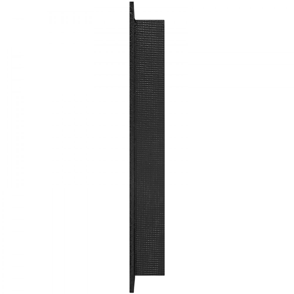 VEVOR Dusjnisje Klar for Flislegging 40,64 x 81,28 cm, Dobbel Hylleorganisator, Firkantede Hjørner Vegginnsatt Nisje Innfelt, Forseglet Beskyttelse Moderne Såpeoppbevaringsnisje for Dusjbad, Svart