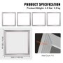 VEVOR Screen Printing Kit Silke Screen Printing ramme 20x20in 110 Count Mesh 4stk