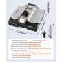 VEVOR Electric Trailer Mover, 4082 kg Max Towing Capacity, Remote-Controlled Trailer Mover with 100 m Wireless Range, Motorised Camper Trolley Kit Fits for Camper RV Caravan Boat Trailer Jack