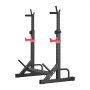 VEVOR Power Cage Squat Rack, Power Rack for hjemmegym med justerbar høyde og bredde, styrketreningsutstyr til 550 pund med oppbevaringsstativer for vektstang og J-kroker for benkpress, knebøy og vektløfting
