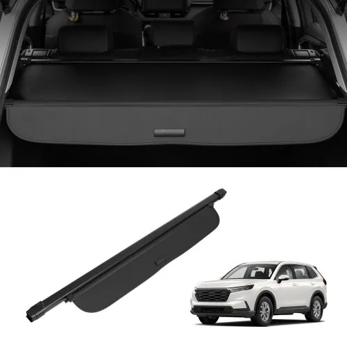 VEVOR uttrekkbart bagasjeromstrekk for Honda, oppgradert vanntett bagasjeromstrekk sikkerhetsskjerm for Honda CRV 2023-2025 5-seters, UV-bestandig bagasjeromstrekk bak med aluminiumslegering og PVC-skinntekstur