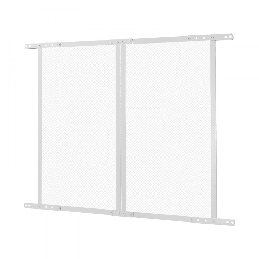 VEVOR RV-skjermdørbeskytter, 800x723,9 mm dørgitter, enkel å installere og demontere, forsterket pustende beskyttelsesnett, aluminiumslegering campingvogn RV inngangsbeskytter for kjæledyrbeskyttelse, hvit