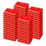 VEVOR Satin Chair Sashes Bows, 100PCS Chair Ribbon Ties Back Sash, 7 x 108 inch, Red Wedding Reception Decoration, for Wedding Ceremony Baby Shower Party Events Banquet Chair Cover Decoration