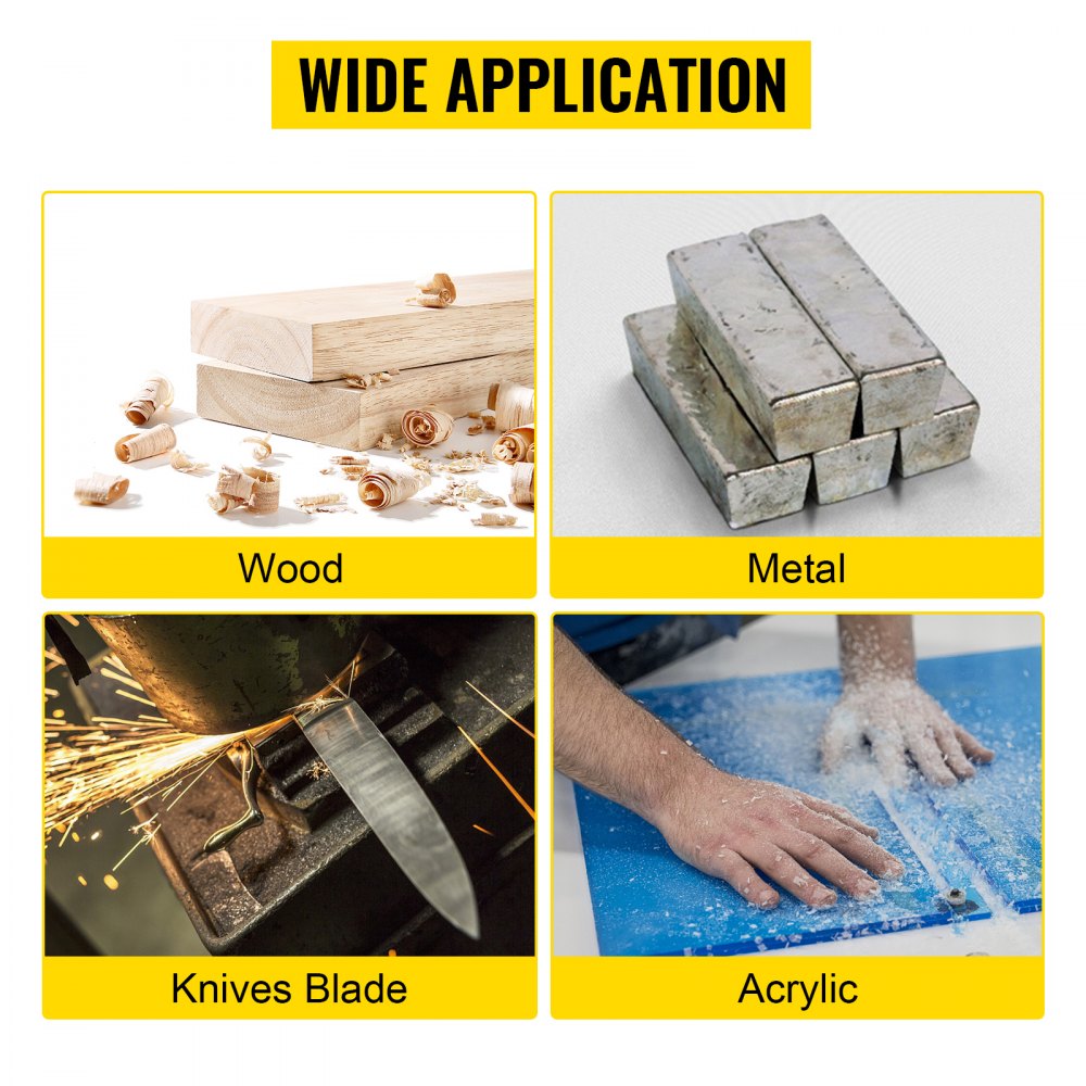 Szlifierka taśmowa Mophorn 1500 W Szlifierka taśmowa i tarczowa 5,08 x 208,28 cm Rozmiar taśmy Szlifierka taśmowa 1 faza w Szlifierka trójfazowa 427 x 30,5 cm Szlifierka taśmowa z tarczą gumową