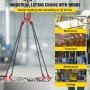 1,5m Heavy Duty Lifting Chain Sling Podnosi 5 ton z 4 nogami Klasa 80 6600Lb