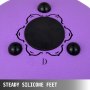 VEVOR Stalowy bęben ręczny Steel Tongue Drum Handpan 10 '' 11 Notes Steel Pan Lotus Flower Style Purple