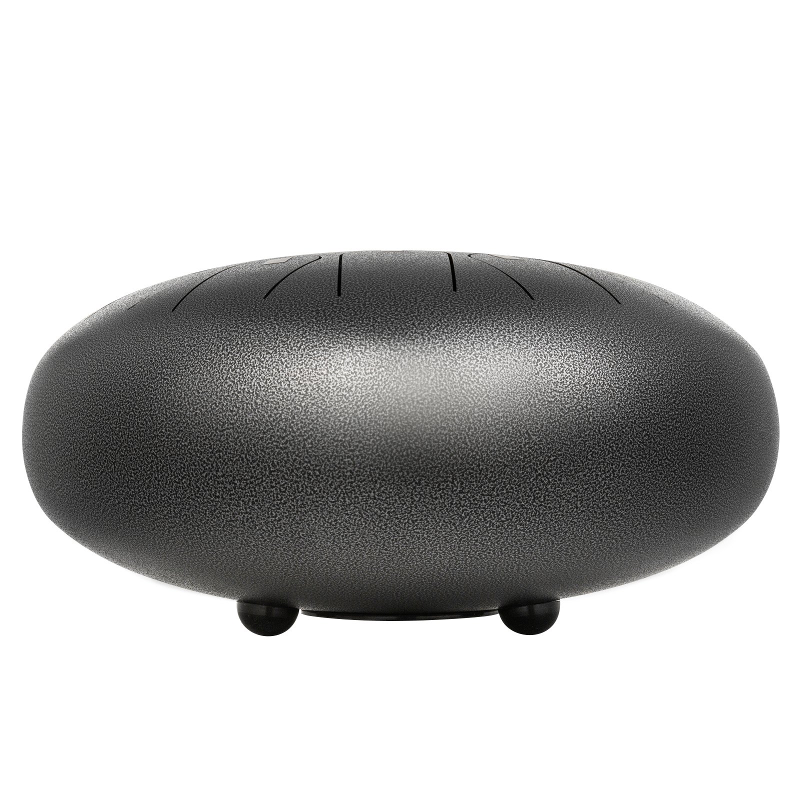 VEVOR Bęben Językowy Wykonany ze Stali, Zawieszany Instrument Bębnowy 13 ton, Zawieszany Instrument Bębnowy 30 cm, Instrument Perkusyjny w Kolorze Pistoletu z Torbą Podróżną, Zeszyt Nutowy, Młotek, Sr