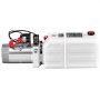 Agregat hydrauliczny VEVOR, pompa hydrauliczna 1600 W 7 Qt 3,4 l/min, jednostronnego działania, do wind załadowczych, stołów podnośnikowych nożycowych, przenośników kubełkowych, ciśnienie nadmiarowe 22 MPa, zawór nadmiarowy ciśnienia, regulator ręczny, montaż poziomy