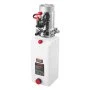 VEVOR 6 L Hydraulic Power Unit, Single Acting Dump Trailer Pump, 22 MPa Max Relief Pressure & 3.4 L/min Flow Rate, DC 12V Hydraulic Pump with Metal Reservoir for Dump Trailer Car Lifting, White