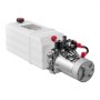 VEVOR 6 L Hydraulic Power Unit, Single Acting Dump Trailer Pump, 22 MPa Max Relief Pressure & 3.4 L/min Flow Rate, DC 12V Hydraulic Pump with Metal Reservoir for Dump Trailer Car Lifting, White