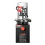 Agregat hydrauliczny VEVOR 4 Qt, pompa dwustronnego działania do przyczep wywrotek, maksymalne ciśnienie otwarcia 22 MPa i wydajność 3,4 l/min, pompa hydrauliczna 12 V DC ze zbiornikiem metalowym do przyczep wywrotek, kolor czarny