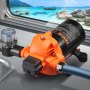 VEVOR pompa membranowa 12 V, 6,81 l/min, 3-komorowa pompa wodna DC z automatycznym wyłącznikiem ciśnieniowym, regulowana w zakresie 40–100 PSI, 60 PSI, port 1/2" MNPT, do kamperów, jachtów, food trucków, kamperów i łodzi
