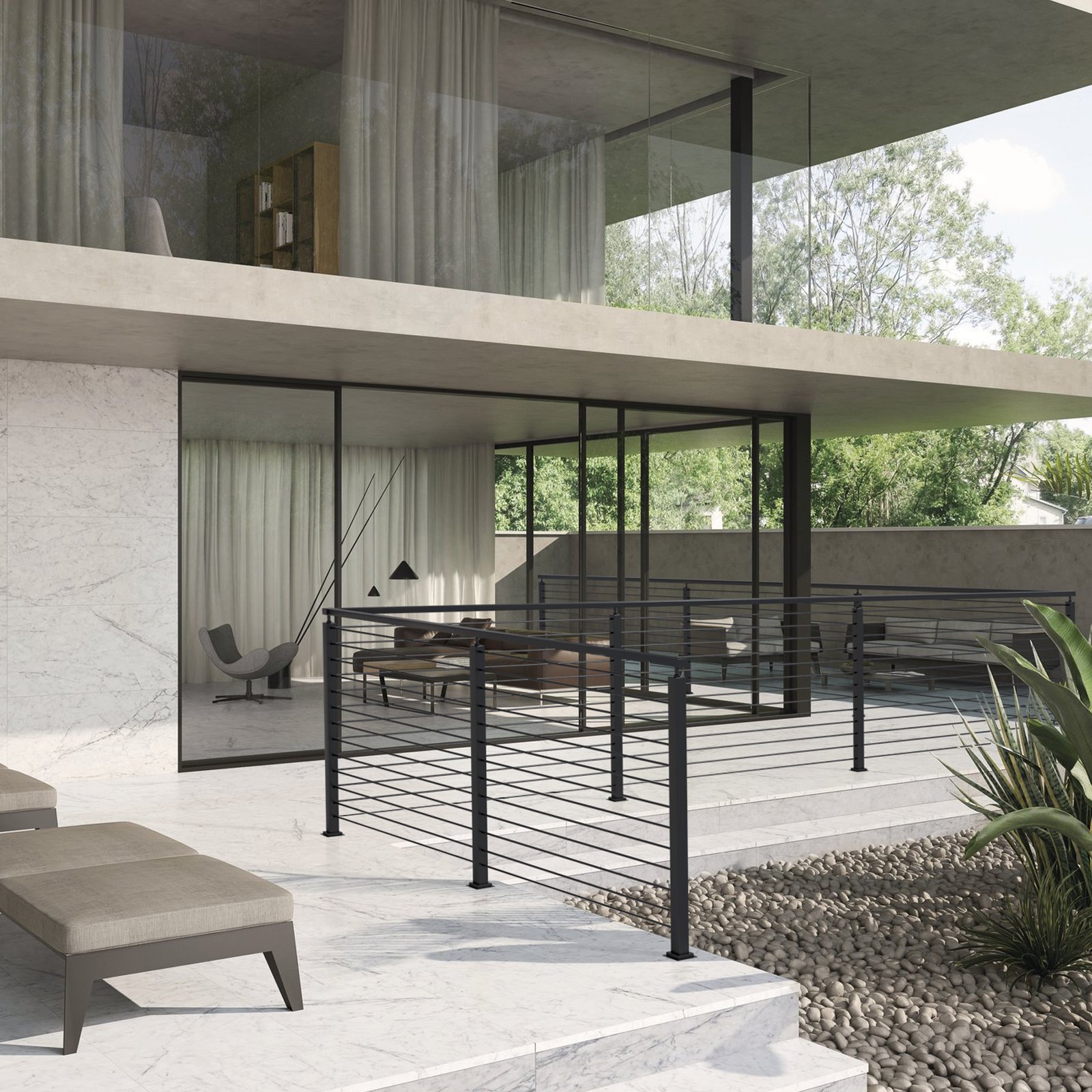 Słupek balustrady kablowej VEVOR, 91,4 x 2,5 x 5,1 cm, narożny słupek balustrady w kształcie litery L ze stali, 10 wstępnie wywierconych otworów, słupek balustrady ze stali nierdzewnej SUS304 z wygiętym wspornikiem, 1JZLGZHS9142UYBR4V0