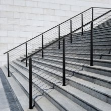 Słupek balustrady kablowej VEVOR 1067x50,8x50,8 mm 30° Otwory 1JZLGZXHS106W3XAA001V0