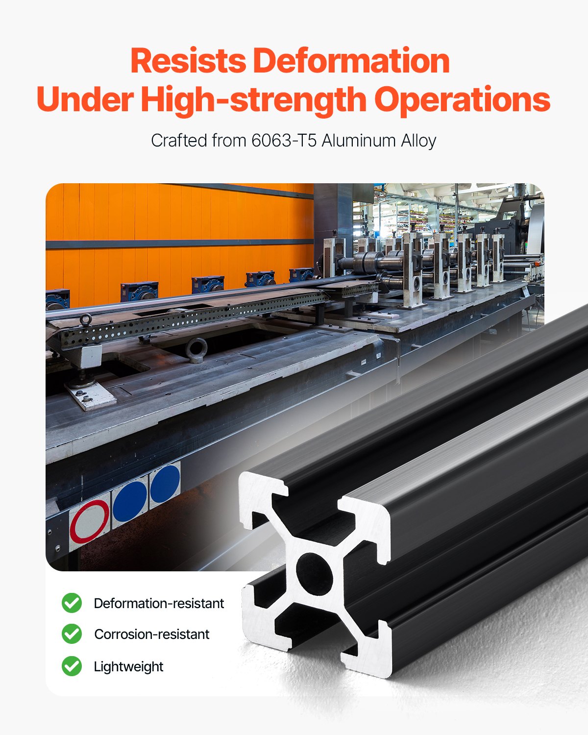VEVOR zestaw 4 profili aluminiowych 1200 mm z rowkami teowymi, 2020. Profil wytłaczany z aluminium, szyna liniowa anodowana zgodnie z normami europejskimi, profil rowkowy do drukarek 3D, maszyn CNC, projektów DIY, grawerowania laserowego, kolor czarny.