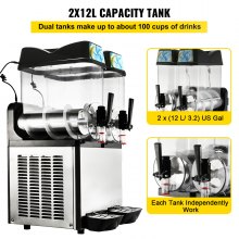 24-litrowa komercyjna maszyna do robienia soku Granita Slush Maker Slurpee Slushy Juice 900 W