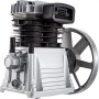VEVOR Industrial 3 HP Air Compressor Head Pump Motor 8 bar Single-Stage Twin-Cylinder Aluminum Air Compressor Head Piston Pump with Splash Lubrication Single-Stage