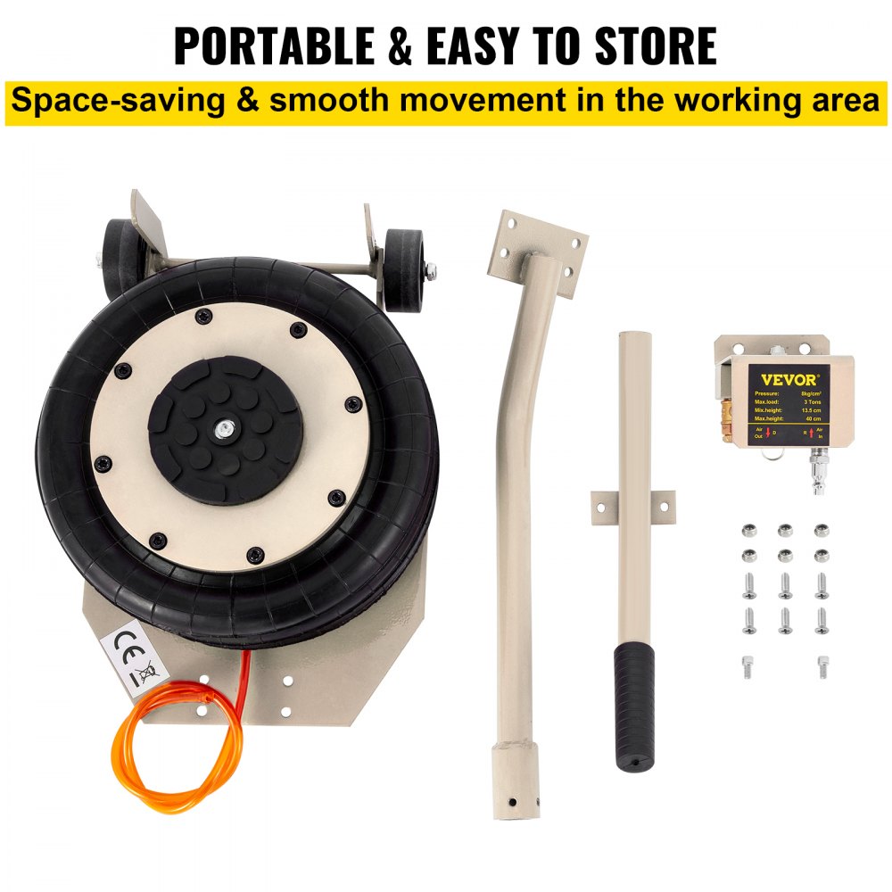 Podnośnik pneumatyczny 6600 LBS Podnośnik pneumatyczny 3 ton Podnośnik pneumatyczny 3T